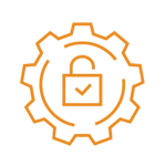 SECURE ICON ORANGE